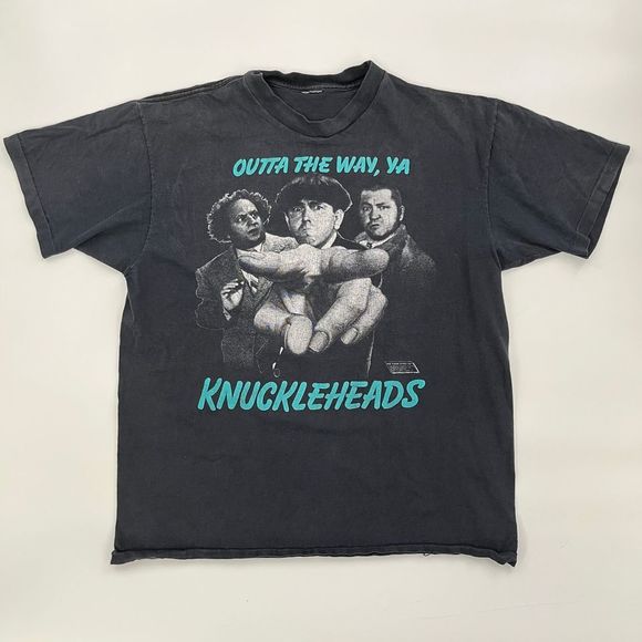 1989 Three Stooges Outta The Way Shirt - Picture 1 of 4